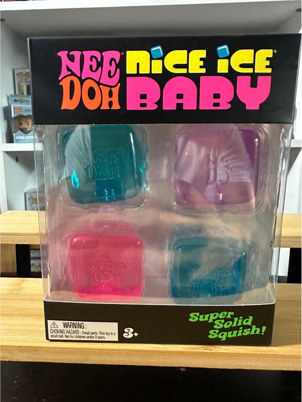 Nee Doh Nice Ice Baby Super Solid Squish Stress Relief Toy Set